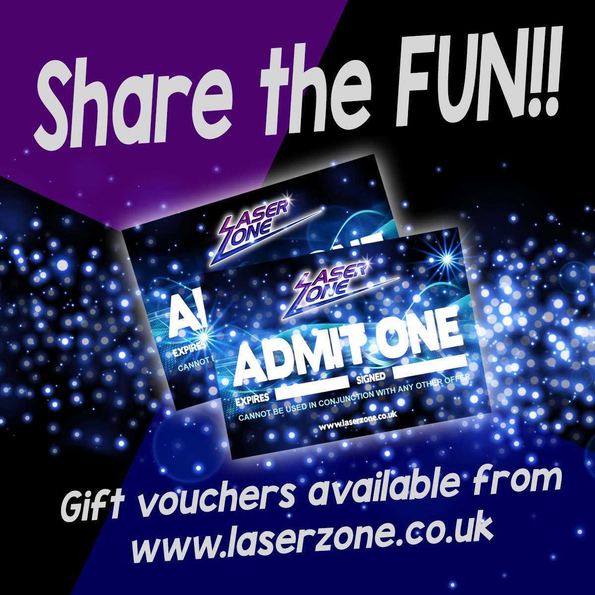 LaserZoneLDS's tweet photo. Why not swap your Easter egg presents for LaserZone gift vouhers #ExerciseInDisguise https://t.co/yc7mo3EiHX