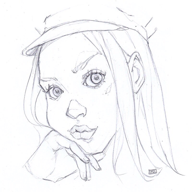 IkuTree's tweet photo. https://t.co/7xqtwuyHXu
Evening cool down. โ๏ธ Sometimes I see a face and HAVE to sketch it. This was one of them. @iamtay_tay โs badass expression, the trapped hair to the pointy ear... had to have it!
#ikutree #taylorR #facethief https://t.co/iR8wz1D6d7