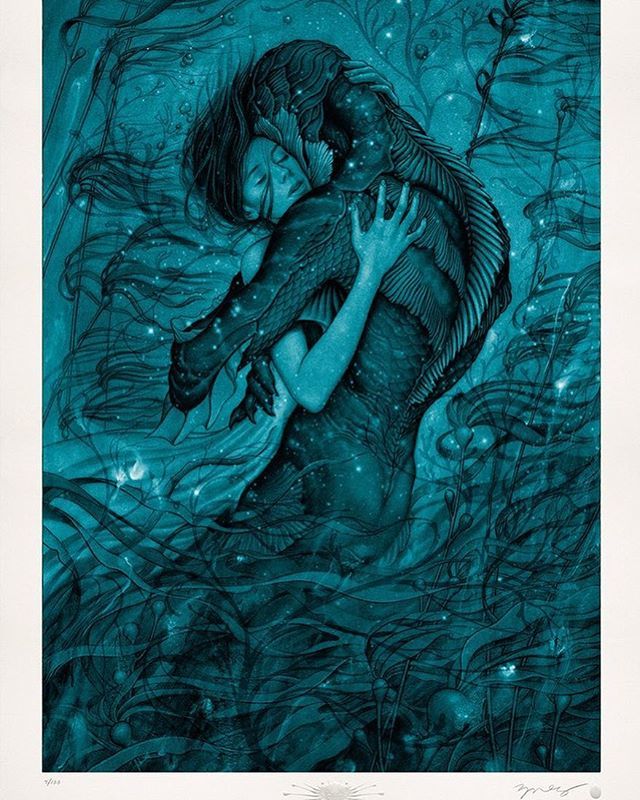 After the well deserved Oscar victory “The Shape Of Water” by <a href="/jamesjeanart/">James Jean</a>. Giclee print with screen printed enhancements. Signed and numbered by the artist. One copy available at blacklinegallery.com ift.tt/2HZctyy