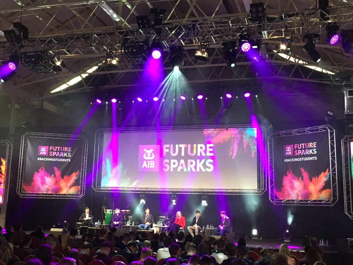samobyrne's tweet photo. Great to speak at the @AIBIreland Future Sparks event in the RDS today, and even better to catch up with a few former colleagues!
#FutureSparks #BackingStudents https://t.co/eBYQQG9Kqa