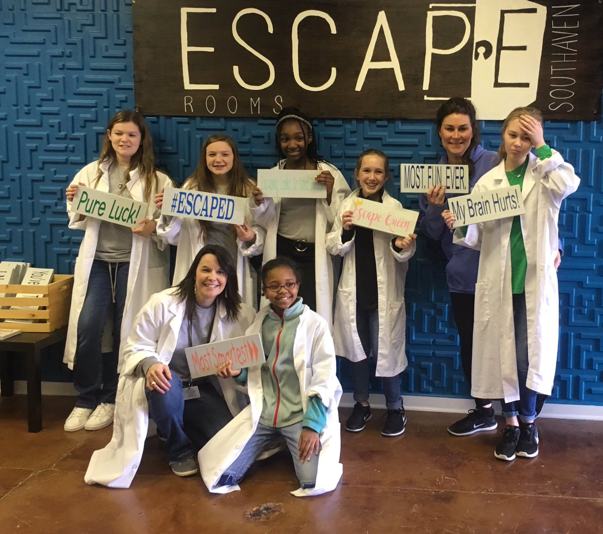DCMSSpotlight's tweet photo. We Escaped!! #dcmsspotlightescapes #Raisethebar #TeamDCS #_DCMS https://t.co/YX3EBg4iwr