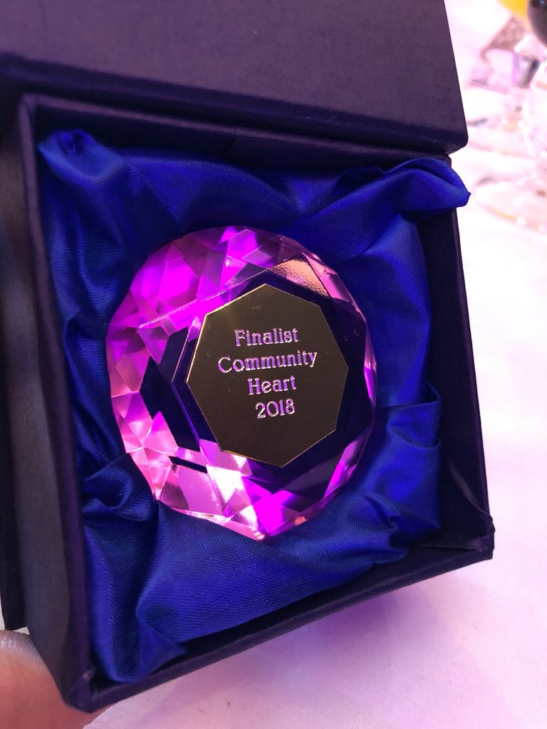 Finalist in the Community Group of the Year award 👍🏼@CNet_Bradford