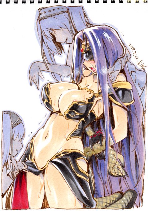 深夜にアナログラクガキ(46)
FGOのゴルゴーン。
変貌(かわっ)ても変わらない関係(モノ)、そんな感じ。
アナの幕間とかも好きです。 