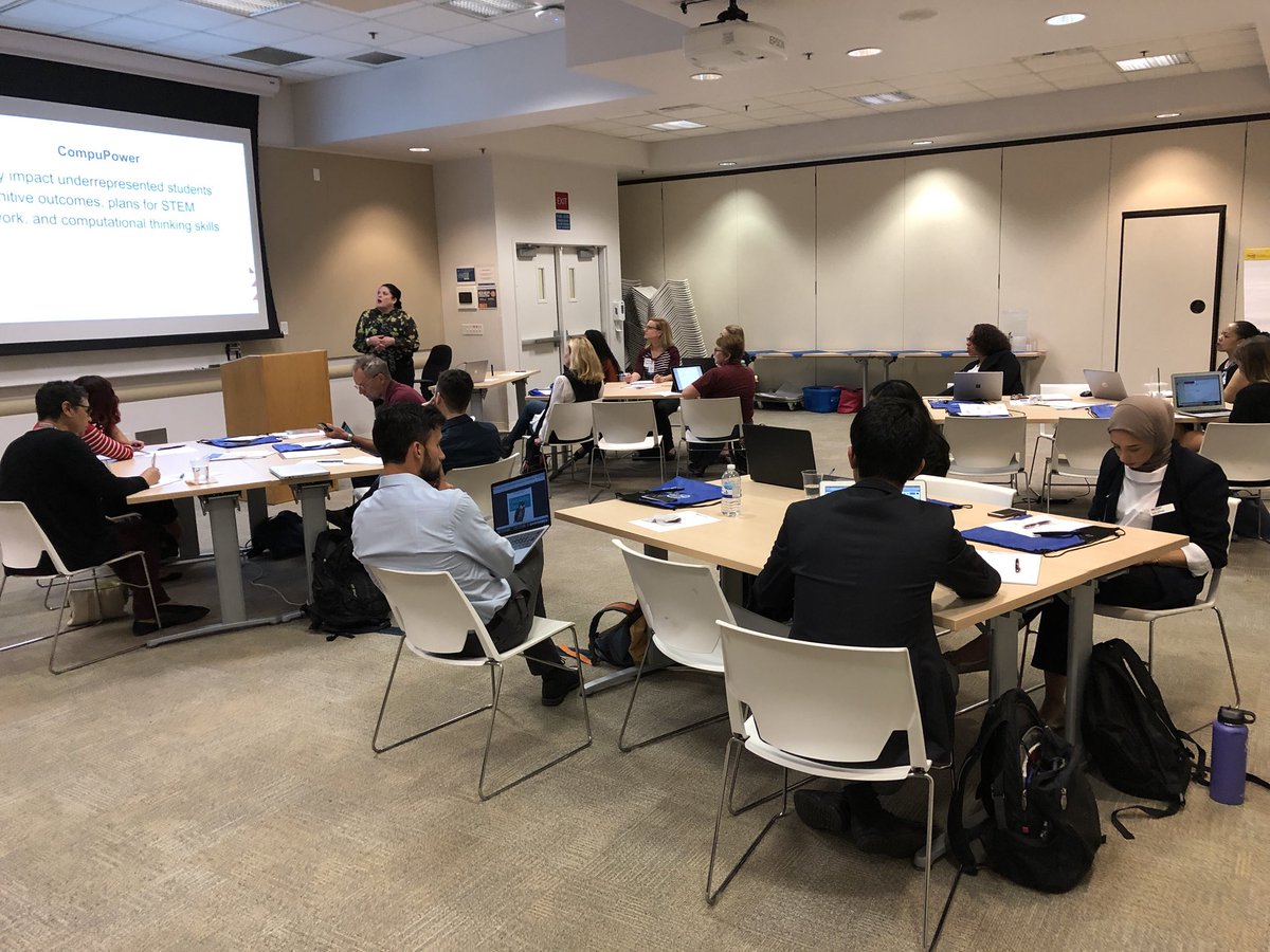 CGESTASU's tweet photo. We are at @intel today talking about involving students from rural communities in #STEM #Industry #CompuPower https://t.co/wSjMJ64PTe