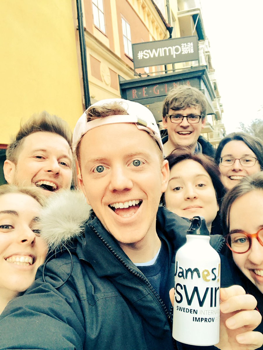 jamesbarrcomedy's tweet photo. Performing at #SWIMP with @KeithImprov tonight 🇸🇪🇸🇪🇸🇪🇸🇪! Super excited https://t.co/olr5fP7jZs