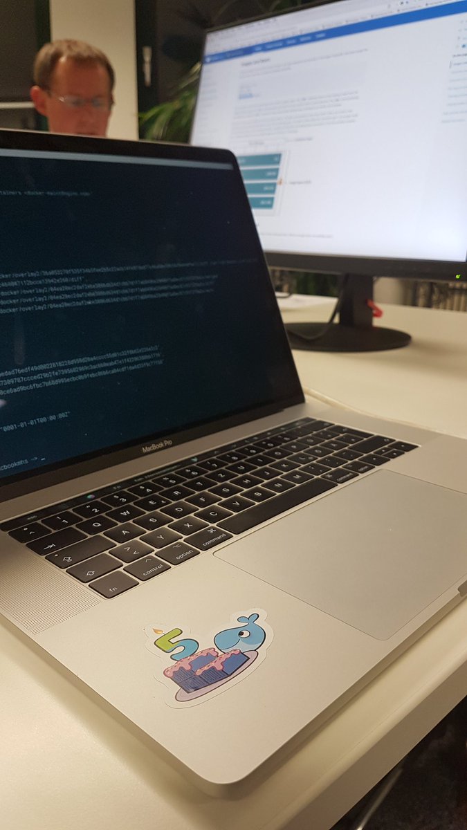 maeddes's tweet photo. Very good hands on labs for all attendees at the @Docker birthday party @novatecgmbh. Everyone will be an expert by the time the pizza arrives :-) #dockerbday https://t.co/kAgobiByIt