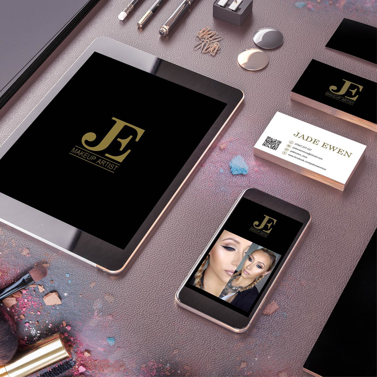 EleyCreative's tweet photo. Jade Ewen, Makeup Artist MUA
Branding design
#eleycreative #logo #identity #branding #brand #markup #markupartist #logotype #firstname #surname #initials #black #gold #black&gold #smart #professional #create #print #businesscards #tshirts #posters #marketing https://t.co/Jo8Jm3qLV3