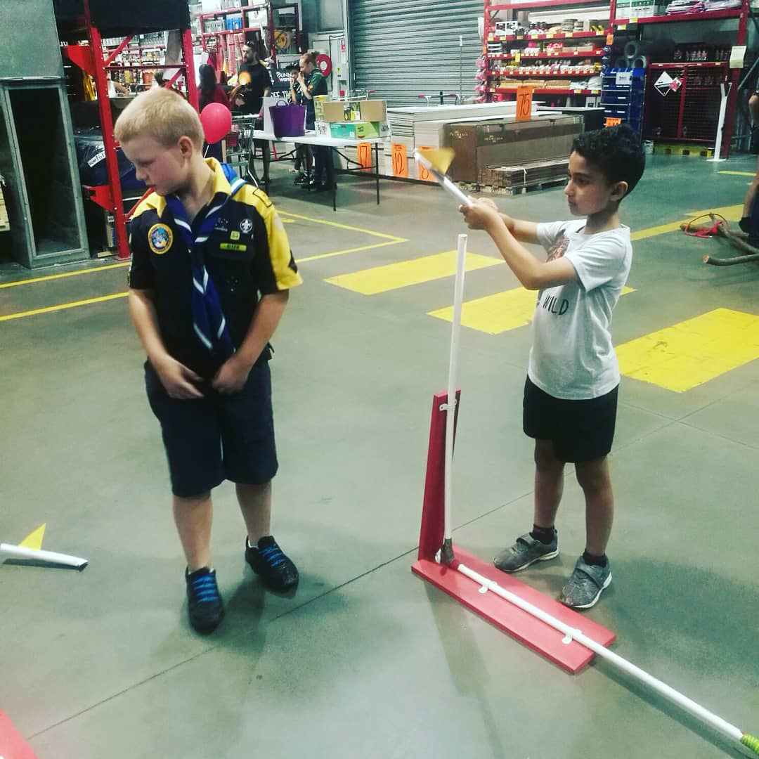 sthmorangscouts's tweet photo. Bunnings Easter Family Night...Always heaps of fun! #Easter #community #sausagesizzle #fairyfloss #Slingshot  #bottlerockets #EasterBunny  #freestuff #disco https://t.co/T3L6o7MvTD