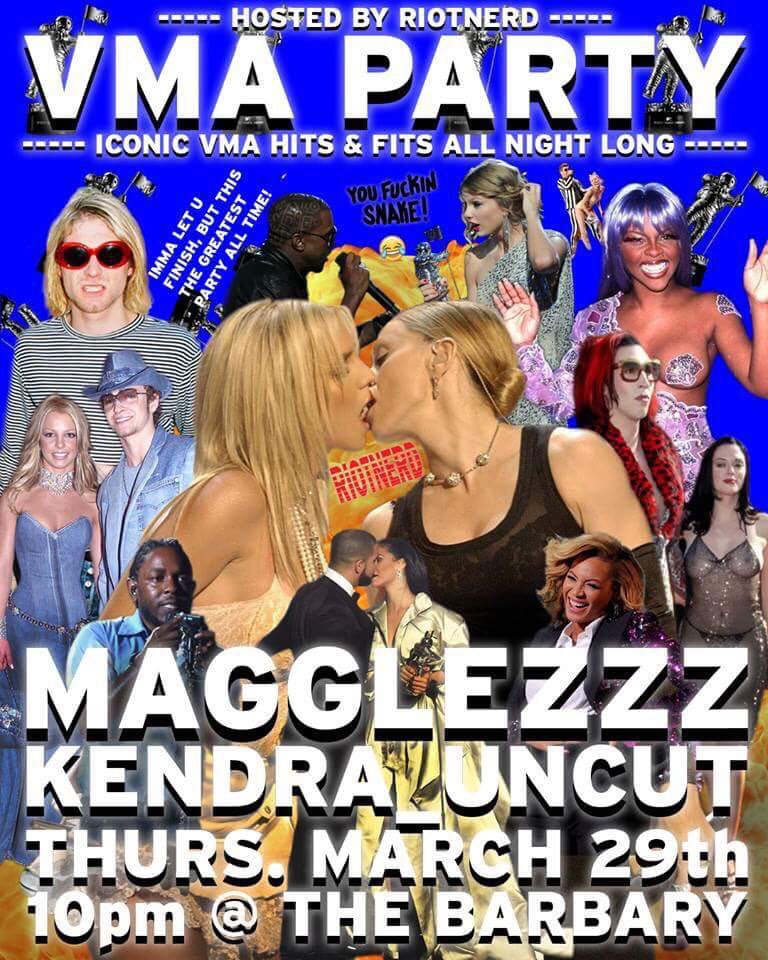 RiotNerdPhilly's tweet photo. #PHILLY! IN ONE WEEK! Yo yo yo we’re gonna let @magglezzzzz and @kendra_uncut finish but the #VMAParty at @TheBarbary in #Fishtown is gonna be the greatest of all time! https://t.co/MLizJwT4ud