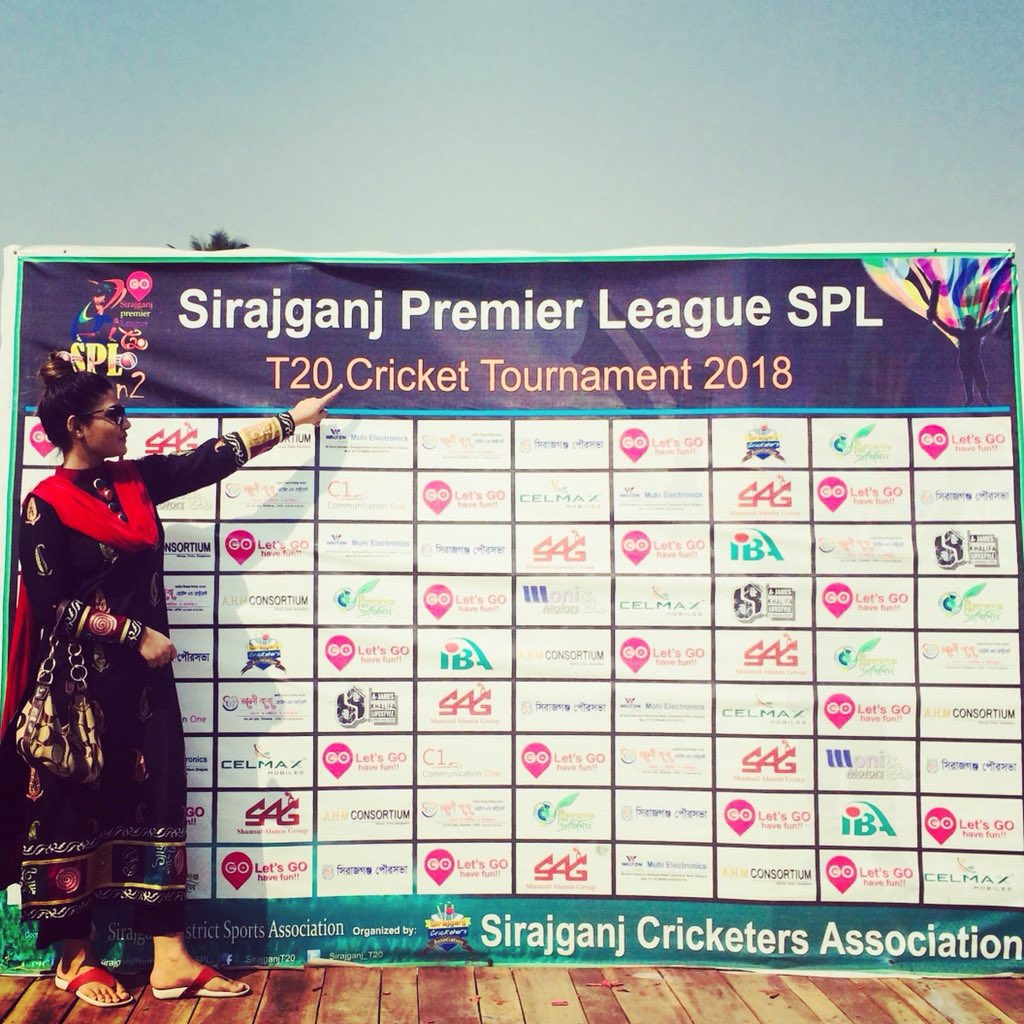 SyedaAnamika's tweet photo. #SPL_ T_20 Grand Finale 🏏🏏🏏
#Sirajgonj tigers 🐯 vs #Sirajgonj lions
#Morning at 11 am ☺️ https://t.co/1oEzPOd5l9