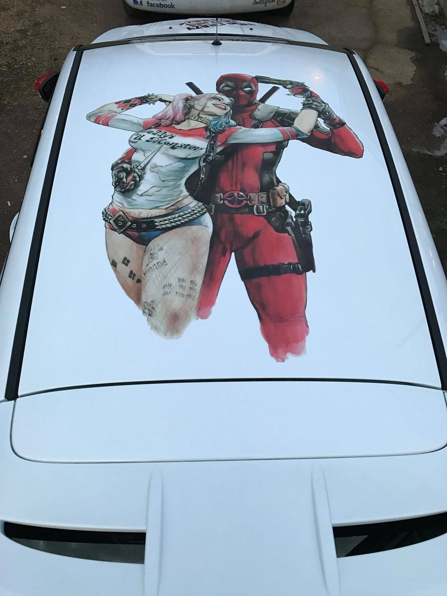 oxonstoves's tweet photo. @VancityReynolds Needs a cameo of harley quinn @MargotRobbie #Deadpool2 #promocar https://t.co/ZeISjTjEhf