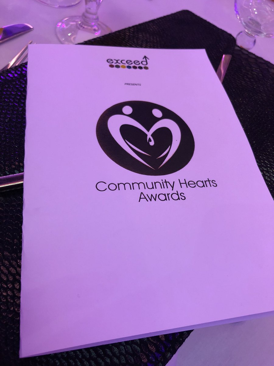 At the Community Hearts Awards fingers crossed for the Community Group of the Year award @CNet_Bradford #communityspirit #Bradford