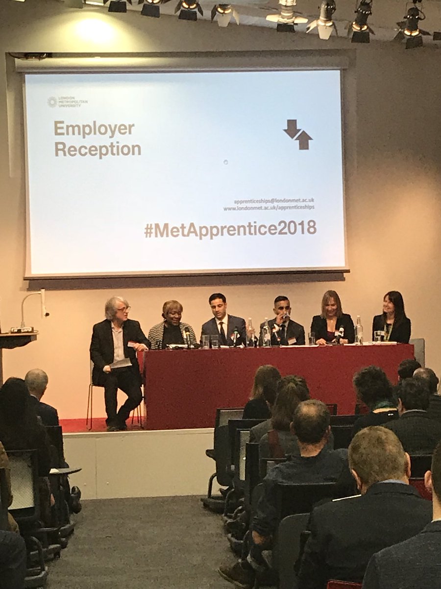 MetApprentices's tweet image. @MetApprentices @LondonMetCareer Please welcome our Expert Panel here to share their wisdom at tonight’s Employer Reception #MetApprentice2018