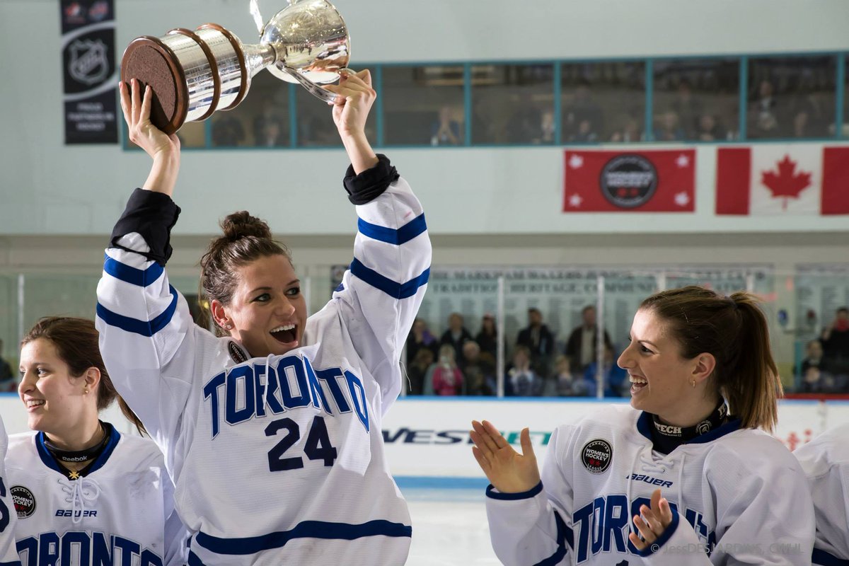 TrevorDown6's tweet photo. #TBT to 4 years ago today when @TorontoCWHL won their 1st Clarkson Cup! #CWHL https://t.co/GEX26n3kHv