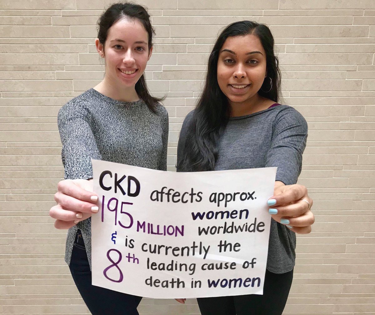 RU_SNPhA's tweet photo. March is National Kidney Month! CKD affects approximately 195 million women worldwide and is currently the 8th leading cause of death in women. #snphackd #conquerkidneydisease #dontkidwithckd #connectingthepieces #snphaconnects https://t.co/LaTAMPQEQm