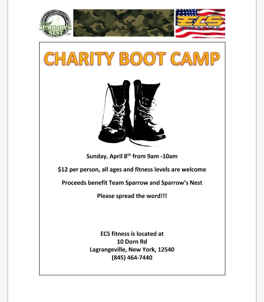 One of our cheerleaders, Amanda, is hosting the Charity Boot Camp! Proceeds benefit Sparrow’s Nest, $12 for a great workout!! ❤️⚓️💛🐦💚 #SparrowsNest RT to spread the word!!!