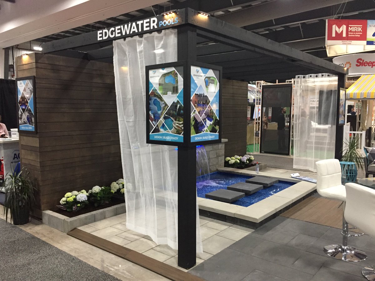 Looking forward to the @OttawaHomeShow!  Thanks to <a href="/NSPDpools/">Northeastern (NSPD)</a> and <a href="/techobloc/">Techo-Bloc</a>.