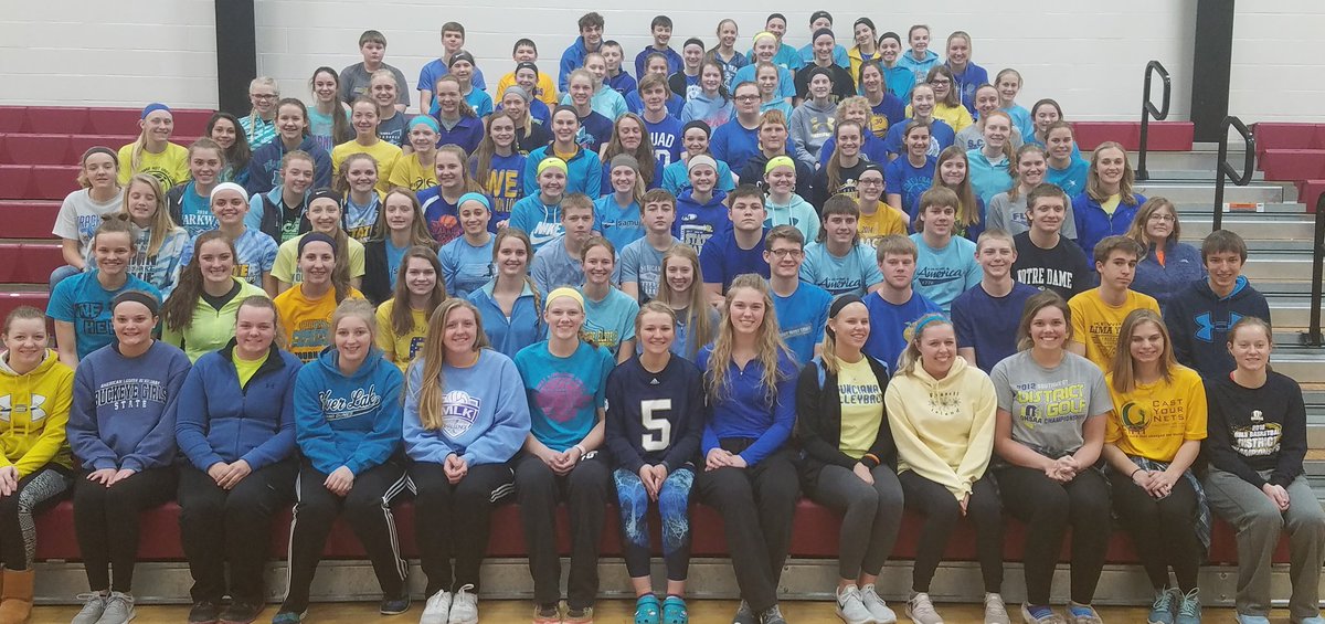 It is sometimes said that the true measure of a person is not in their success, but it is measured by their significance on the lives of others. 
Seeing the number of FLHS students who wore blue and gold today in memory of Mr. Aaron Rose, shows just how significant he was...