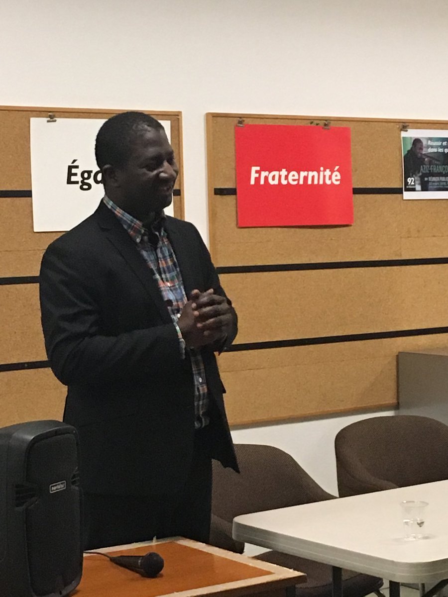 MajoPR92320's tweet photo. @Aziz francois « affirmons notre identité parce nous sommes là pour écouter » #enmarche #lrem92 https://t.co/0Dq1wg6wmO