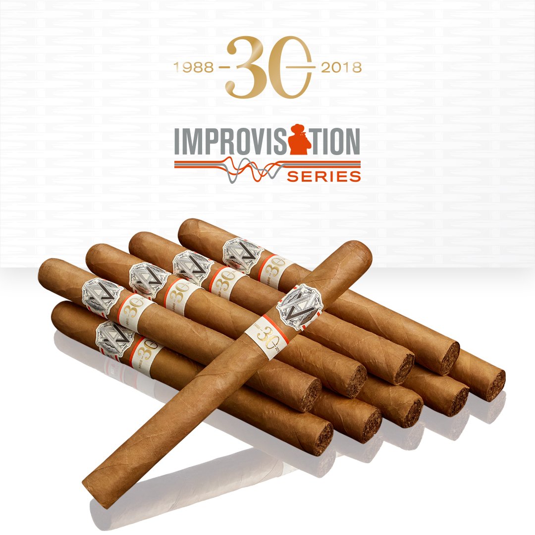 The AVO Improvisation 30 Years makes its debut as the first release in the highly anticipated AVO 30 Years Collection. Limited to only 2,400 boxes. Now Available. #AVO30YEARS #AVOImprovs #AVOcigars #cigars