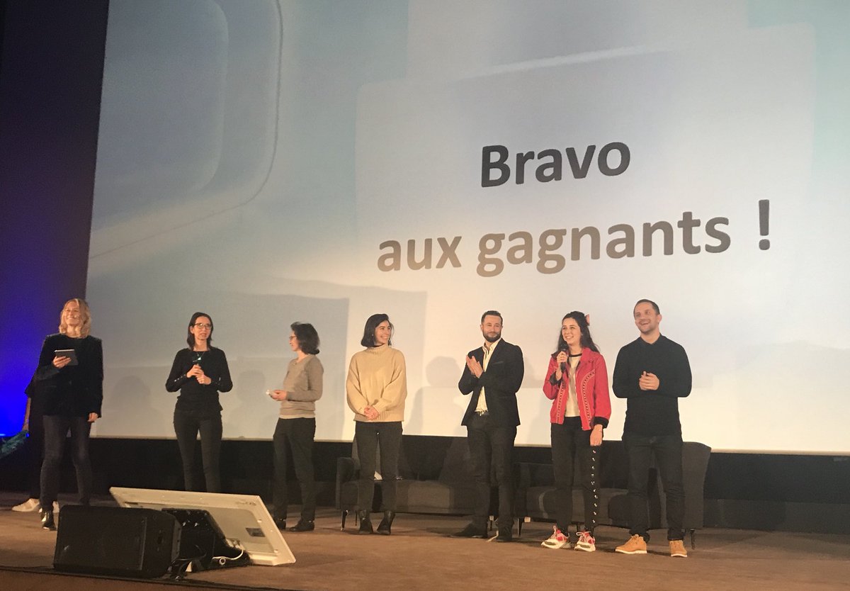 nlidija's tweet photo. Un grand merci à notre super jury du challenge vidéo @MathieuJabaud @VivienDeparois @KellyVanShe @lorraine___ ! Bravo à trois équipes sur le podium : Lille, Paris et Nantes!  Ainsi se termine ce séminaire national et cette belle journée #ISEGSN2018 @isegmcspa https://t.co/jROrVf375E