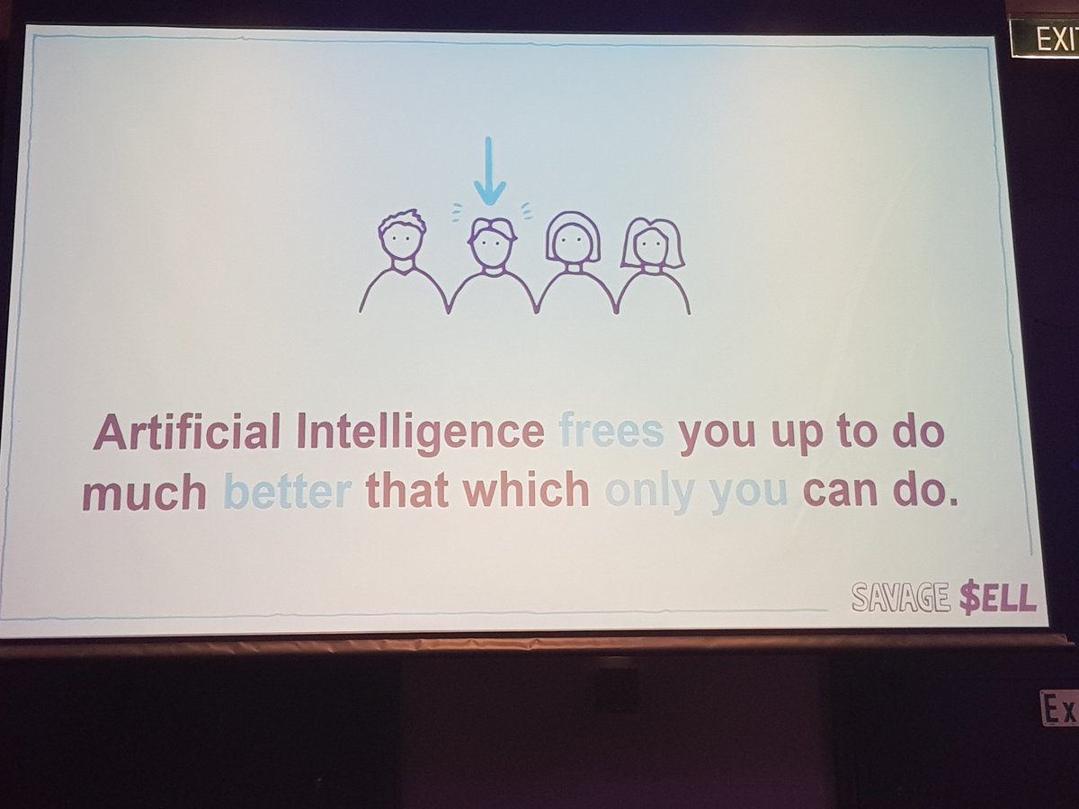 ShannonKBarlow's tweet photo. AI in recruitment is an advantage not a threat #savagesell @greg_savage https://t.co/GNanuXYg2l