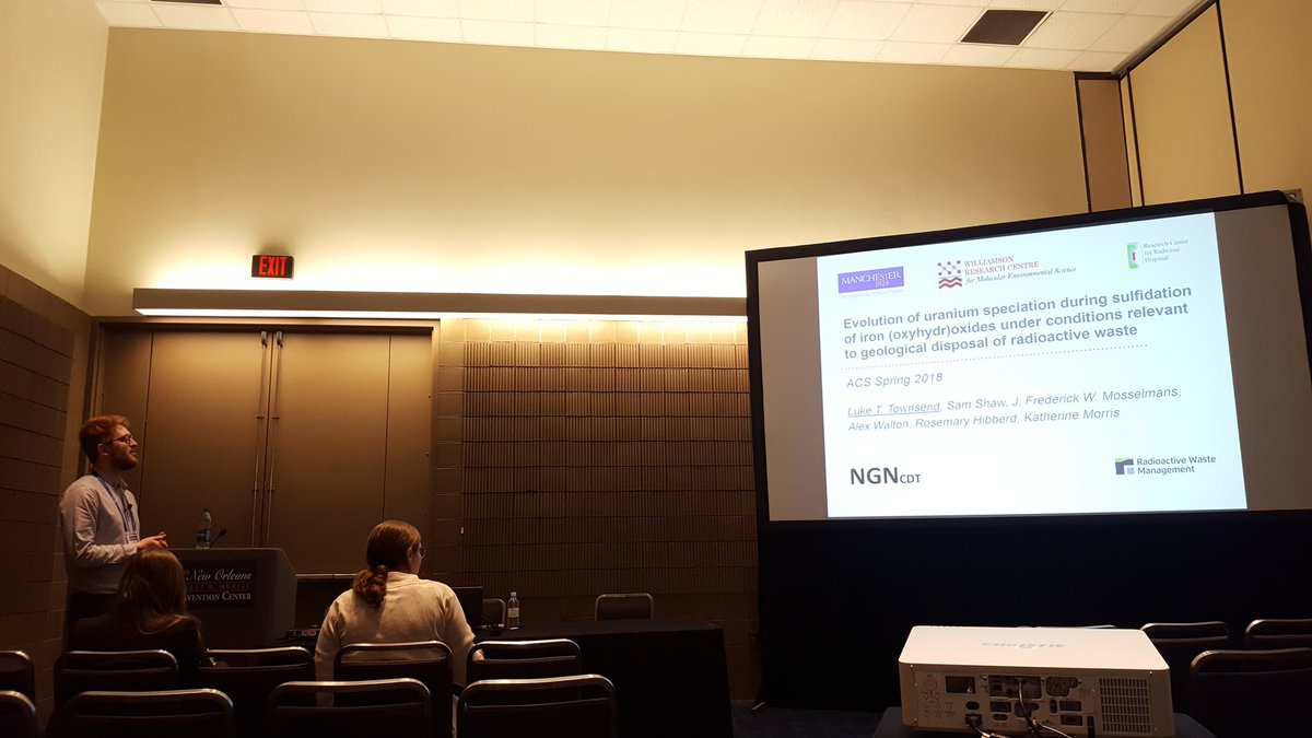 Ellen W (@ellenw2015) on Twitter photo Well done to <a href="/Chorley_Luke/">Luke chorley</a> on a really interesting talk about the interactions of U(VI) and iron oxides during sulfidation at #acsnola Well done to <a href="/Chorley_Luke/">Luke chorley</a> on a really interesting talk about the interactions of U(VI) and iron oxides during sulfidation at #acsnola