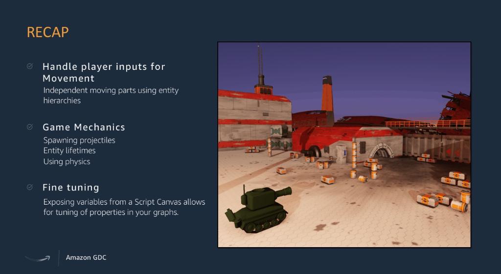 AWSGameTech's tweet photo. To learn more about Script Canvas, get live demos on how to handle player inputs for movement, diving deep into game mechanics and fine-tuning visit us at the #AmazonatGDC booth, South Hall, 1001. https://t.co/WfdZ6SQSEc