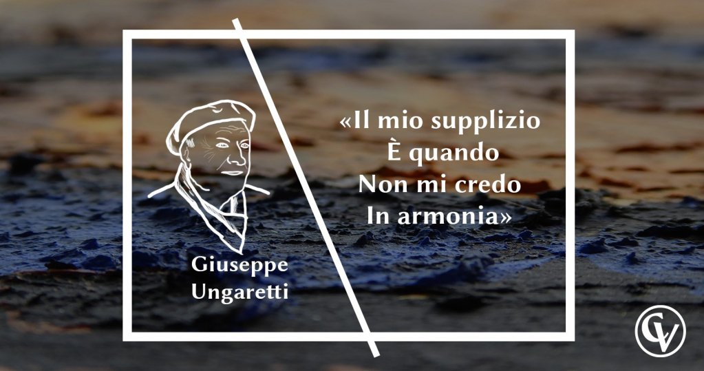 Cogitoetvolo's tweet photo. «Il mio supplizio
È quando
Non mi credo
In armonia»
Cit. Giuseppe Ungaretti

#aforismi #ungaretti #picoftheday https://t.co/KnUntn5p2K