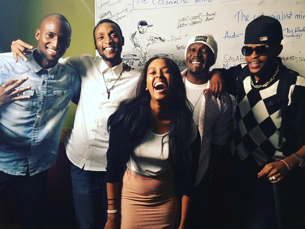 Kirimbaopp's tweet photo. Tonight @CapitalFMKenya with @DjJoeMfalme & #itsannemwaura @babzinioz repping #teammistari #privatewing releasing our debut single #obvious by @Kirimbaopp $ @jardelremao ft @iampro_kenya https://t.co/GpFirVUBCi