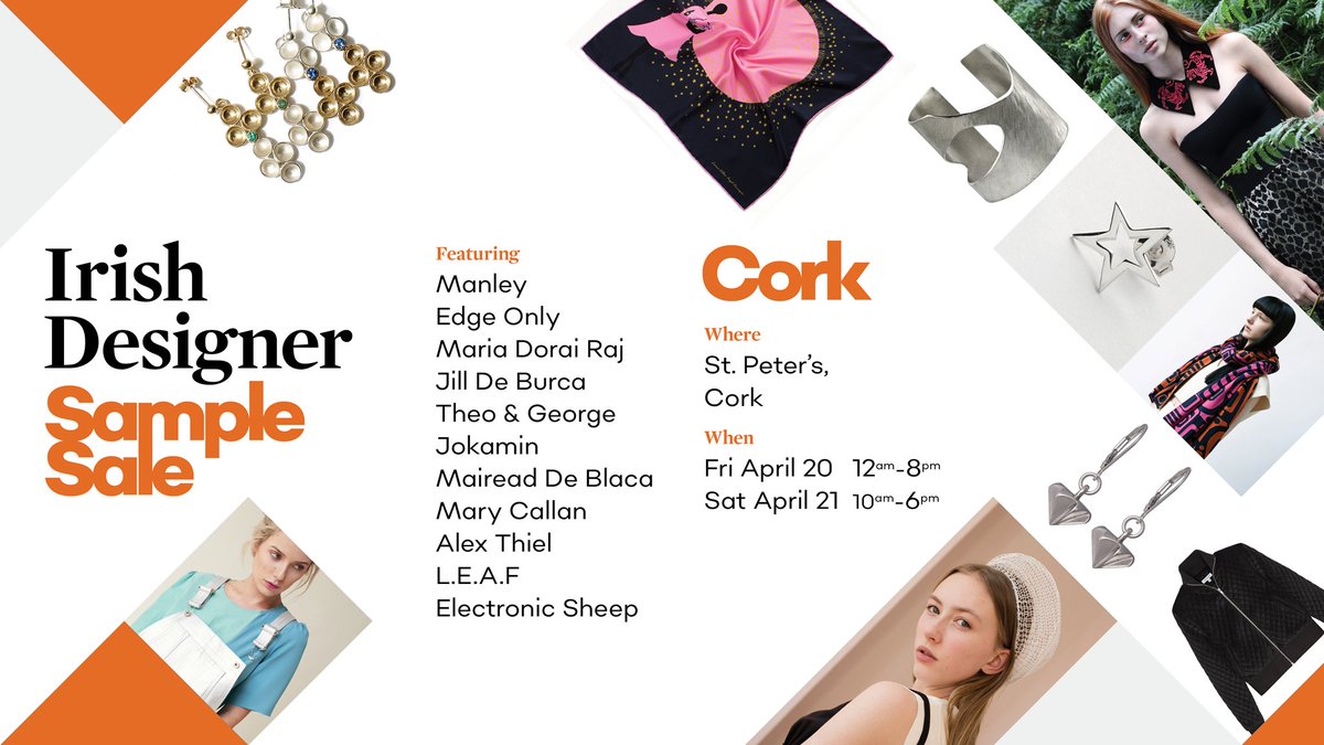 4 sleeps until <a href="/Manley/">Manley</a> and 11 other Irish Designers hold a #SampleSale in <a href="/StPetersCork/">St. Peter's Cork</a>. Kicking off on Friday April 20th at 12pm. Join us for our launch shindig from 5-8pm for some tunage, delicious <a href="/StonewellCider/">Stonewell Cider</a> and late night shopping!