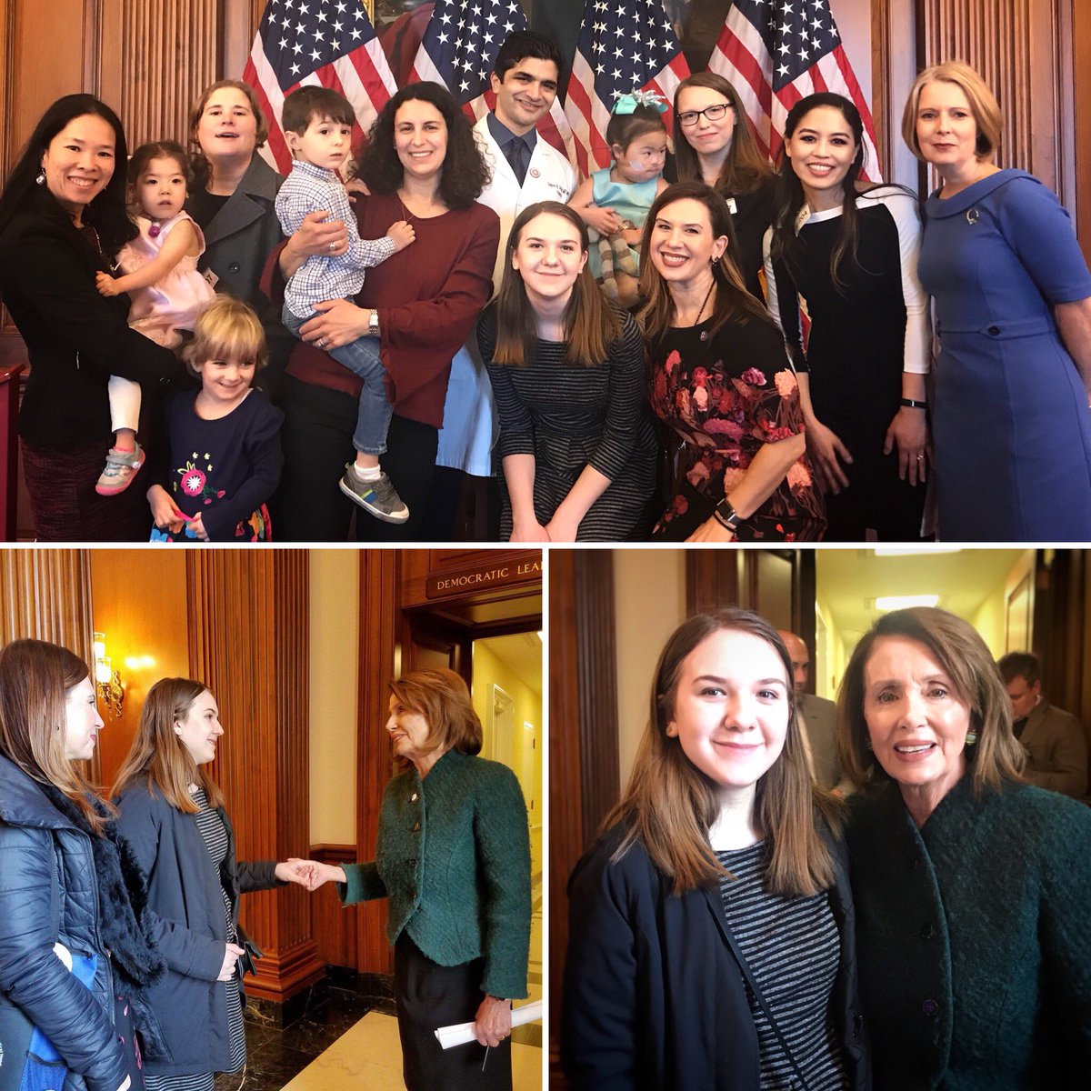 Took my daughter to work today w/ @LittleLobbyists & @HealthCareVoter to celebrate the  #ACA w/ @NancyPelosi & advocate to #ProtectOurCare. I'm so grateful for the opportunity to show her she has a voice, her voice matters, and ADVOCACY WORKS. #bestrongwomen #raisestrongwomen