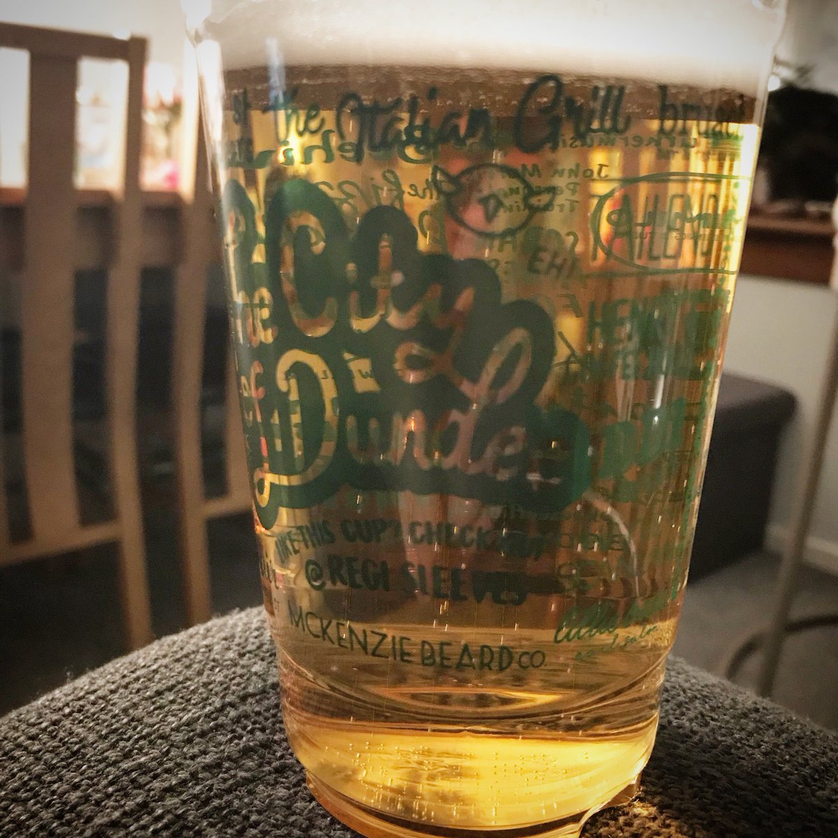 mckenzie_beard's tweet photo. My first beer out of the City of Dundee cups, hopefully first of many. Thanks @RegiSleeves been looking forward to this all week!! #beers #beercups #festival #creativedundee #dundee #dundeecity #scotland #adventure #discover #explore https://t.co/wptE0UERRr