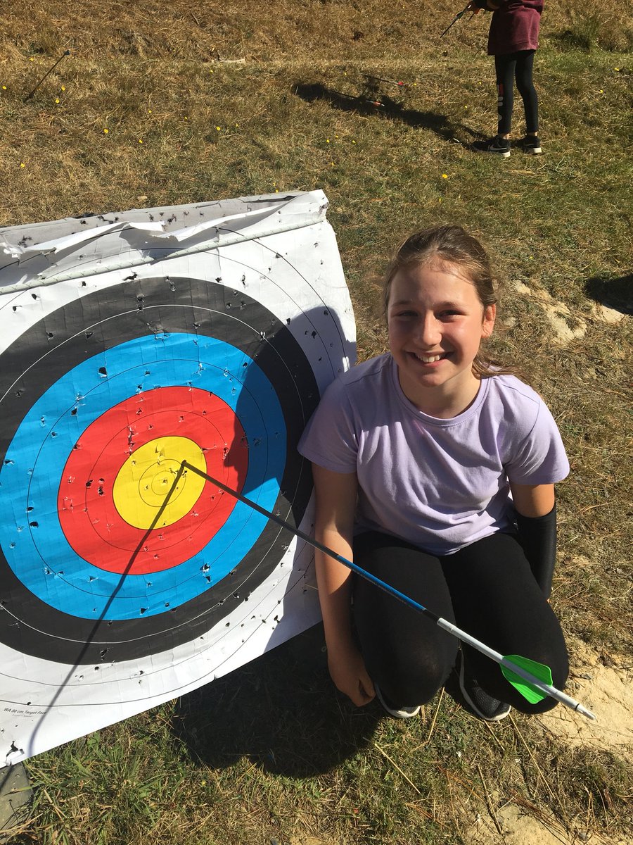 slblackburnsth's tweet photo. Another golden archer! π―ππΉ #SeniorsCamp https://t.co/nMr6tBVN6V