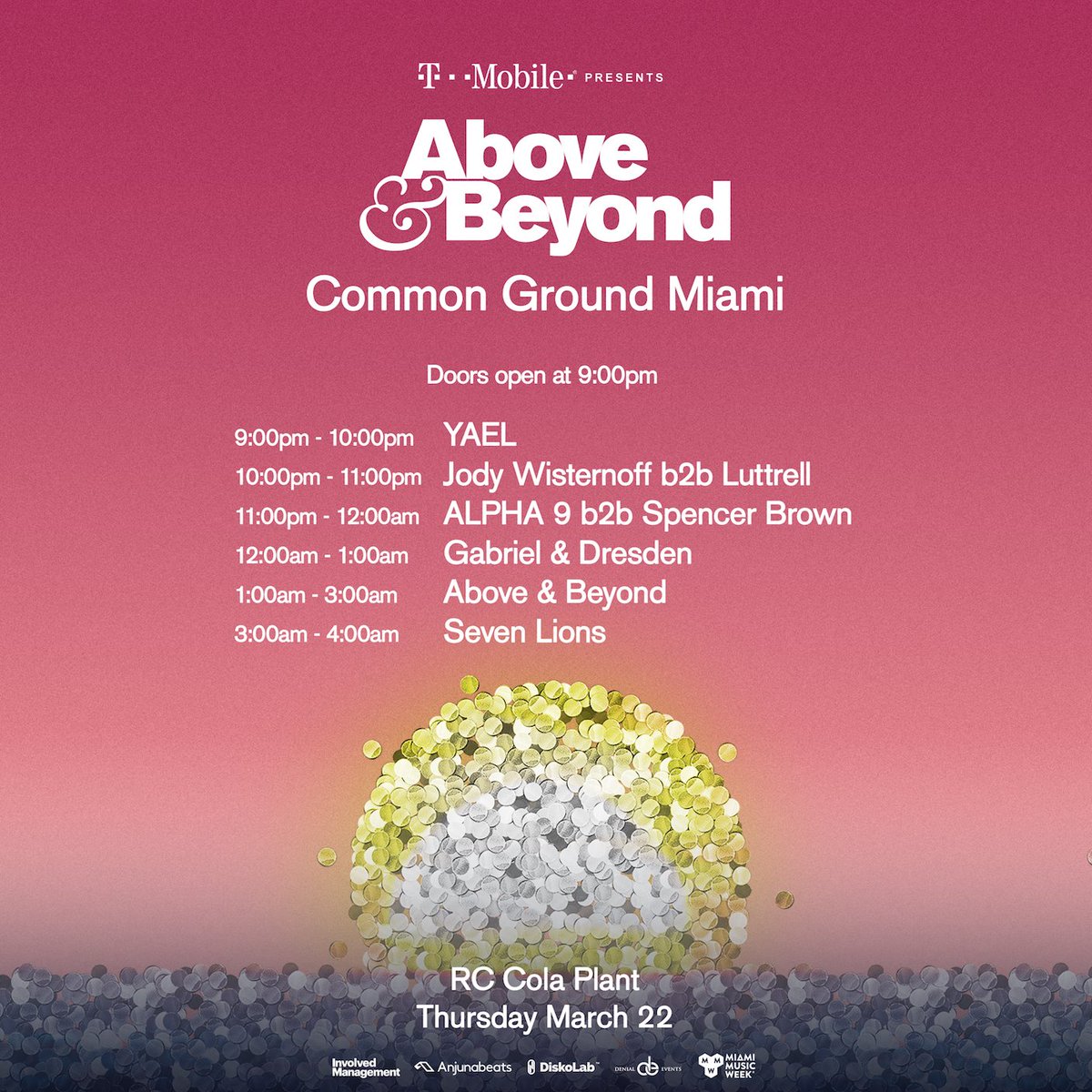 aboveandbeyond's tweet photo. Doors about to open; see you soon on #CommonGroundMIA https://t.co/k5oE1XgmvD