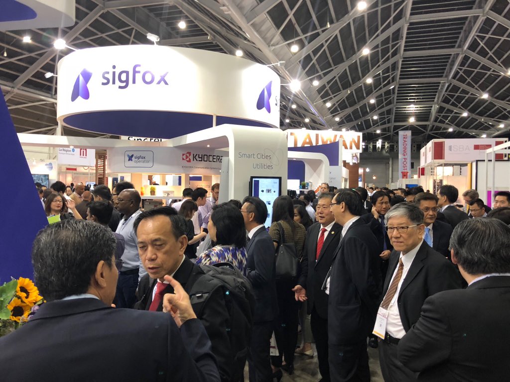 Travelling home after attending IoTAsia conference in Singapore.  Interesting to see the activity around Sigfox at the show - first in market of the mass LPWAN techs and showcasing so many solutions.