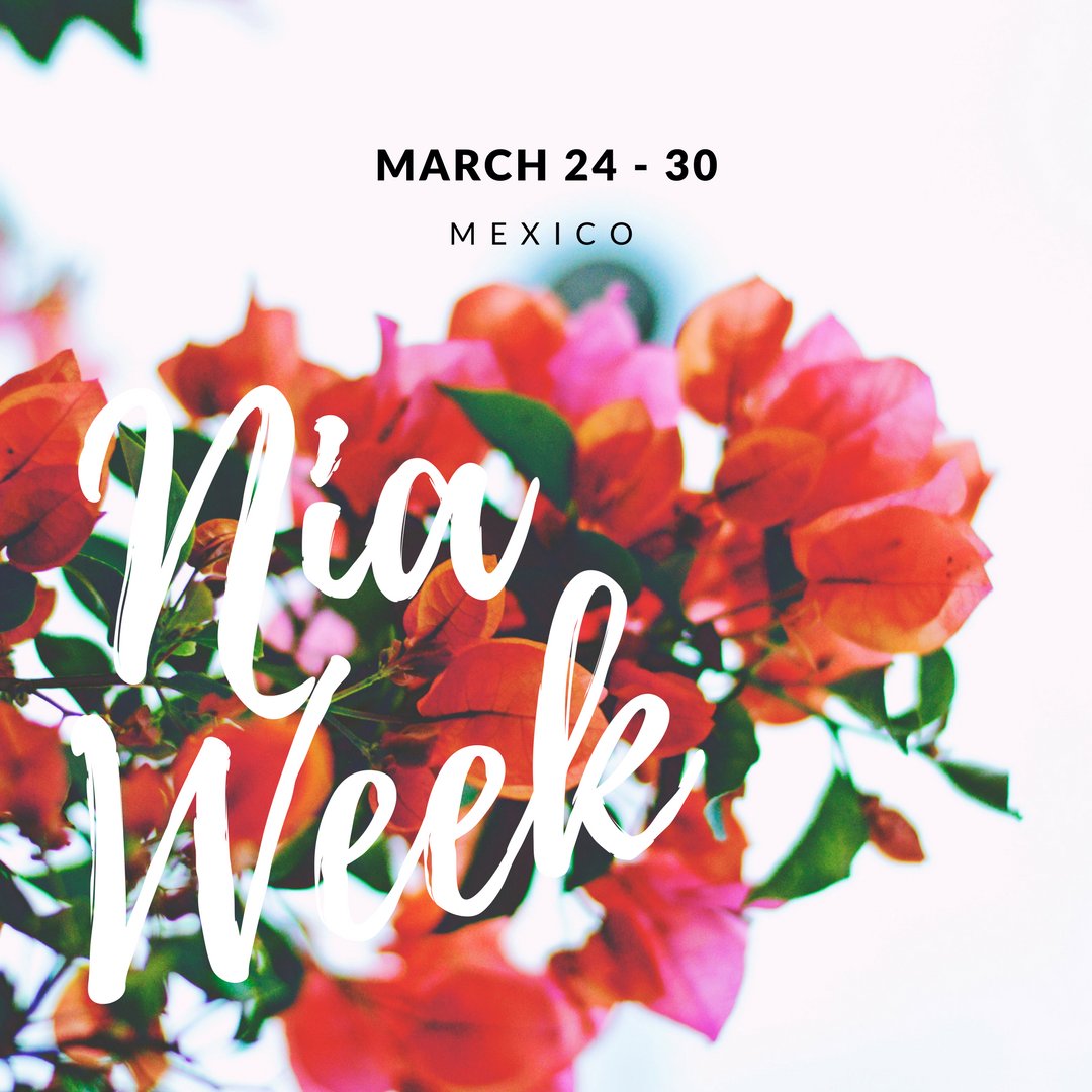 niatechnique's tweet photo. @DebbieRosas will be hosting #NiaWeek all next week at @rancholapuerta in #Mexico March 24th - 30th! Learn more here: https://t.co/R0MUd2jYEO
🌺 🌸
#NiaTechnique #Wellness #Health #Meditation #RanchoLaPuerta https://t.co/ksv7EloR37