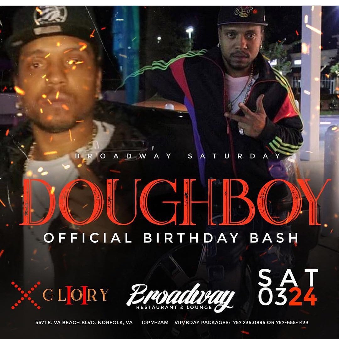 DoughBoyMgnt's tweet photo. 🚨T H I S [ S A T U R D A Y 3/24 ] @BroadwayNightClub presents 
[ G L O R Y Pt.2 ] celebrating @MoneyMan_tlow @Ged_cope &amp; @Doughboyentertainment Birthday + MANY MORE | Ladies free before 11pm | Vip/Birthday Packages contact 757)553-5918 or (757)235-0895
#DoughboyEntertainment💯 https://t.co/YfcdUWsYsp