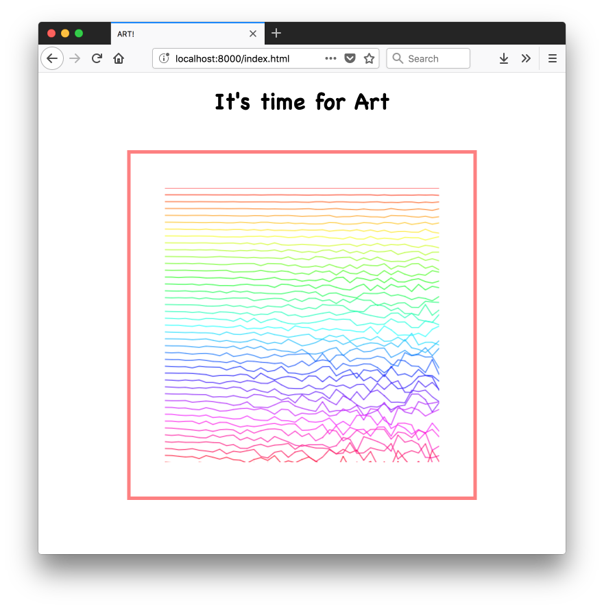 philnash's tweet photo. Rainbow noise #decompressau18 https://t.co/pDucSKVT2Y