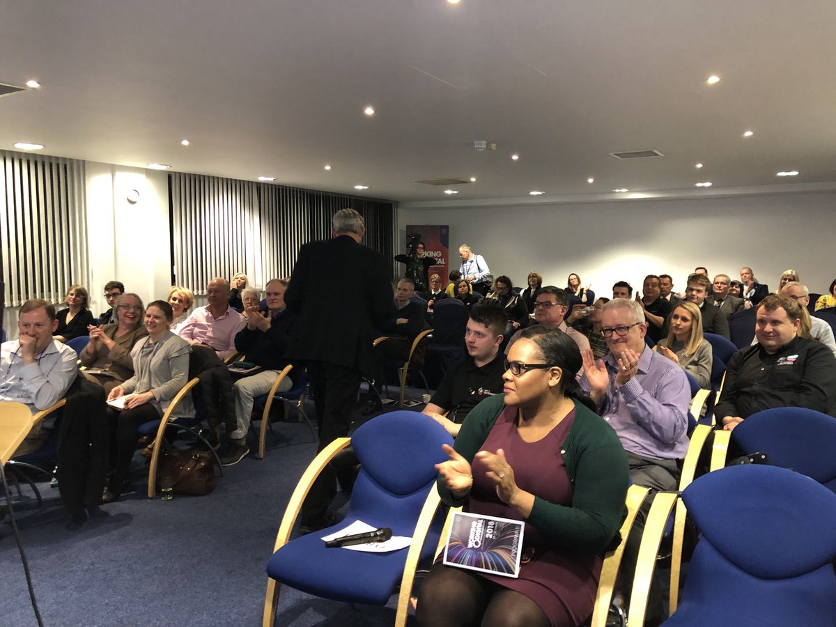 working_digital's tweet photo. Thanks Jim! And now, some final words from Gary Ennis and Colin Kelly!
@nsdesign & @colinkelly
#WorkingDigital18 https://t.co/0hyVn0qjoy