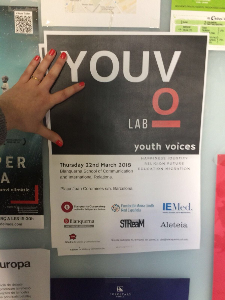 ObsBlanquerna's tweet photo. Giovani di diverse religioni hanno parlato a #Barcellona oggi di #identità #felicità e #futuro nel 1o #YouvoLab da noi organizzato con @IEMed_ @AnnaLindh @AleteiaIT @UNIMISTICA @uramonllull @BlanquernaFCRI https://t.co/bvI7oxGf9y