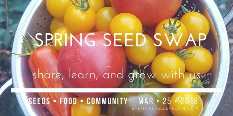 occupytheseed's tweet photo. CLEVELAND OH, USA, 25 March: Spring #SeedSwap, organised by @CLESeedBank &amp; @RSboutique https://t.co/wSqsj1b6Lr  - Join the movement. Add your events and actions to the #SeedFreedom calendar https://t.co/upUEz32ynj https://t.co/OeOhIu3Fhj