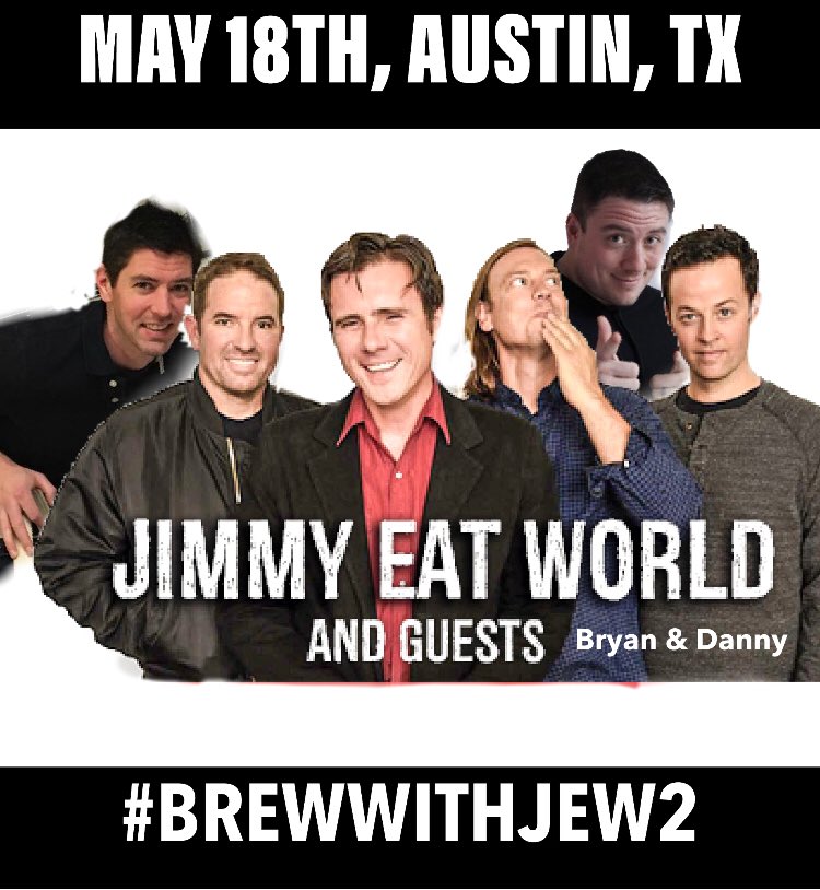 dsevilla99's tweet photo. Guess what? That’s right @jimmyeatworld #brewwithJEW2 .As we learned last year in Charleston @zlind76 1/2 the crew prefers their #brew to be coffee. No prob. We’re excited to be traveling to see our favorite band again, hang or not. But Let’s try to make it happen again. 5.18.18 https://t.co/CtM98ky5Kp