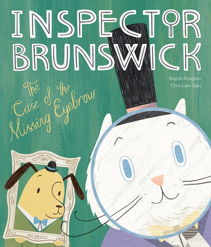 InspBrunswick's tweet photo. We are delighted to announce that Inspector Brunswick - The Case of the Missing Eyebrow has won a Storylines Notable Book Award!! 🏆🐱🐶🔍 https://t.co/gdSqXxEif8 https://t.co/lNt50CjeWq