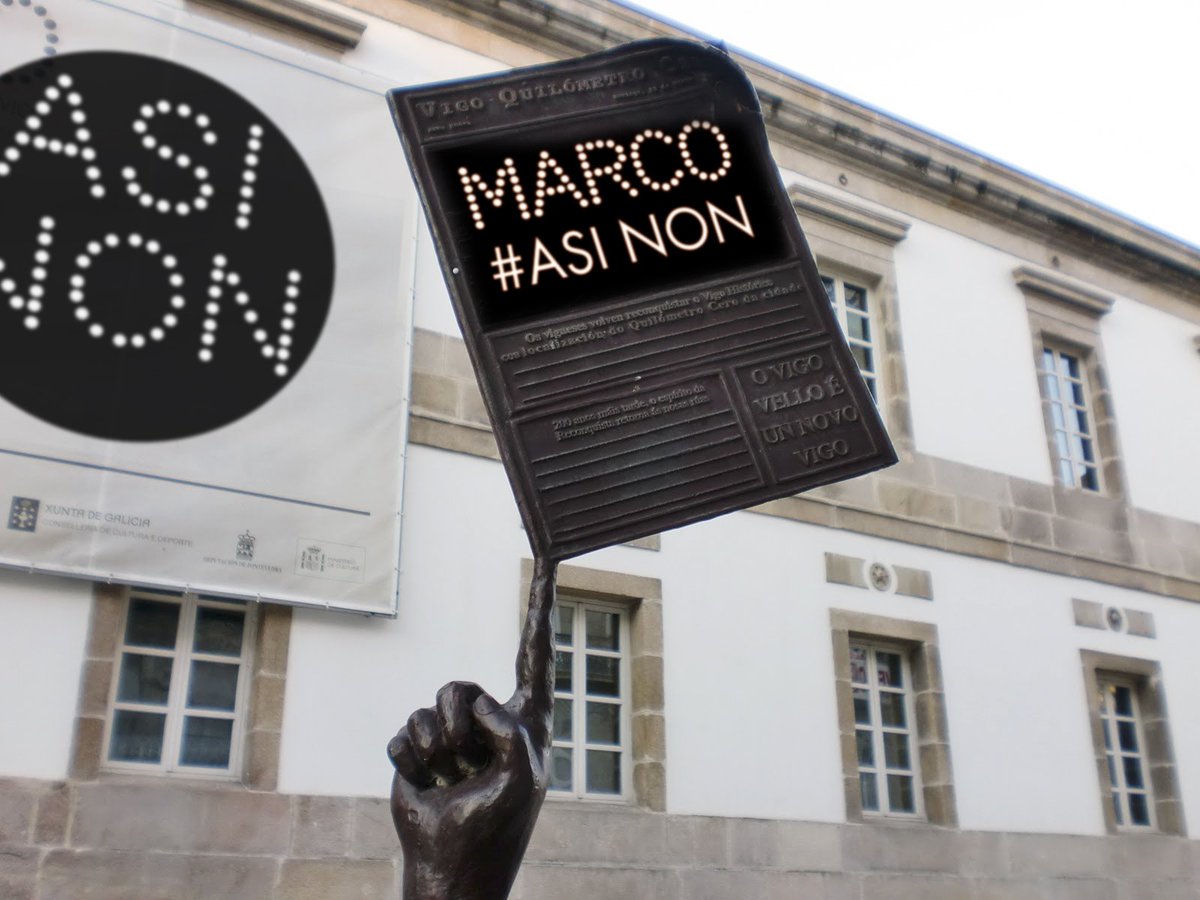 Non queremos que se fagan extraños equilibrios co MARCO. Concello, Xunta de Galicia, Deputación, entidades financeiras: por favor, senten e cheguen a acordos entre vostedes e co sector. Cumplan cas boas prácticas, non deixen caer ó Museo <a href="/MARCOVigo3/">MARCO Vigo</a>  <a href="/AmigosMARCO/">Amigos do MARCO</a> #concellodevigo