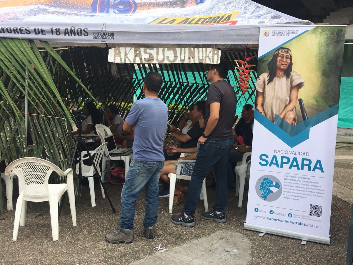 SEIBEec's tweet photo. Exhibición de microdocumentales "Sapara – La Tierra de los sueños Cap. Partera; Cap. Shimanu l “FESTIVAL DE LA LENGUA SAPARA - #WITSAJA”| #IdiomasAncestralesEc #SaberesAncestralesEc https://t.co/YHN6QclNGd