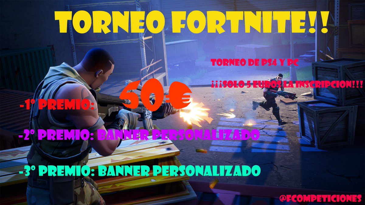FCompeticiones's tweet photo. 💪💪Abrimos ya las inscripciones para el torneo en Solitario!!!!!!!!💪💪

🎁🎁¡¡70 euros en premios!!🎁🎁

💣Solo 5 euros de inscripción 💣

🎉¿A qué esperas? Abre md🎉 https://t.co/aAP1jyElwZ