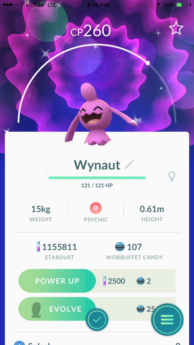 PokemonGOHubES's tweet photo. ¡Wynaut Shiny ya disponible! https://t.co/td6Gu6SA1h