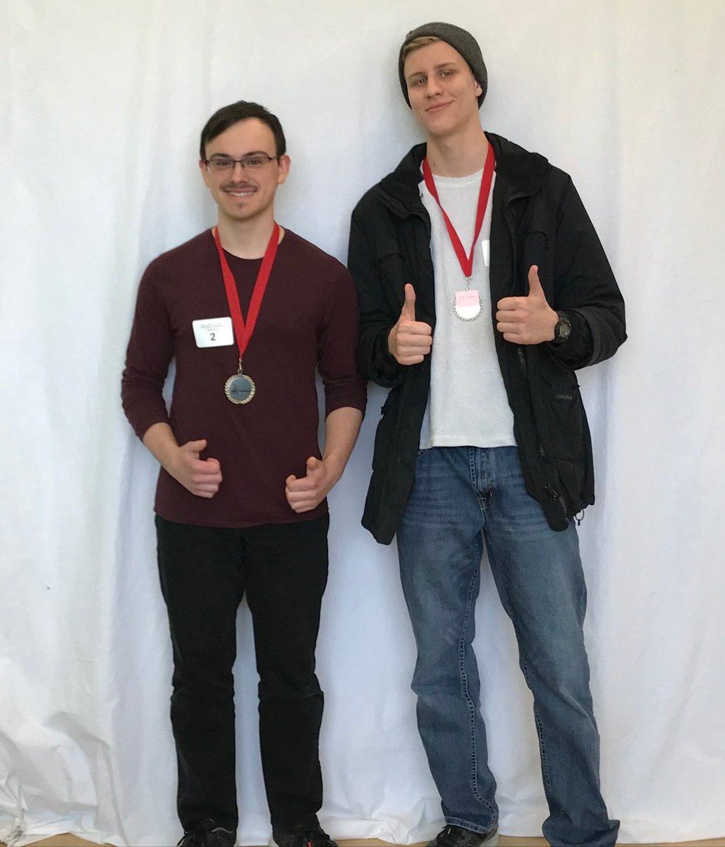 UGDSB_OYAP's tweet photo. The TV/Video Team of 2 competition results were:  Gold - CWDHS, Silver - EDHS, and Bronze - WSS. All three teams will be travelling to the Skills Qualifying event in Barrie on April 7th. Congrats! @cwprincipal @CWcomptech @principal_edhs @WestsideThunder   @ugdsb @skillsontario https://t.co/5boCs23N0t