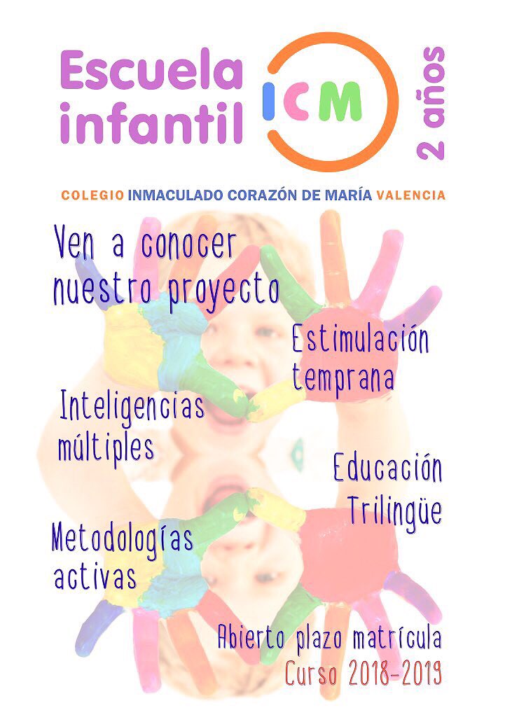 colegioicm's tweet photo. Ven a conocer nuestro Proyecto educativo innovador, de calidad y fundamentado en los principios cristianos. Educamos para la vida https://t.co/RYt1c9UCAD   https://t.co/PGAZ5Ku3Gl https://t.co/QIa1FfPLkb